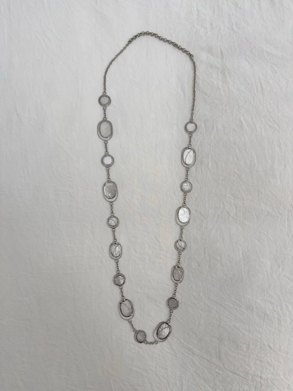 Long Shell & Wire Necklace